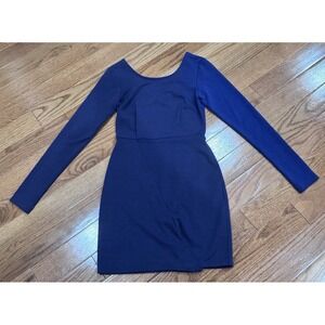 BCBGeneration Navy Blue Sheath Dress XS NEW Classic Office Career Minimalist